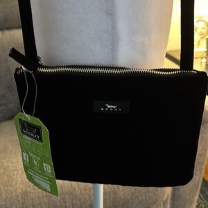 Scout Carson Women's Handbag Purse Black Velvet Crossbody Convertible Clutch